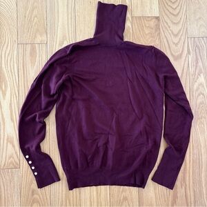 Zara Burgundy Turtleneck Sweater